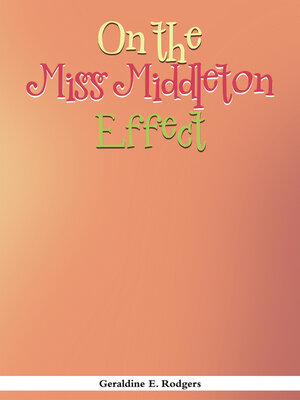 cover image of On the Miss Middleton Effect